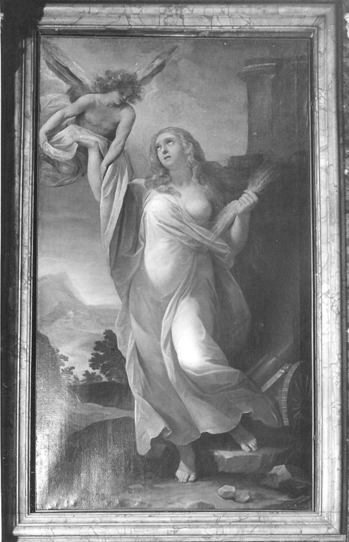 Santa Barbara (pala d'altare) by Cesari Giuseppe detto Cavalier d'Arpi